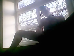 Anale Selbstbefriedigung auf der Fensterbank 20 02 19