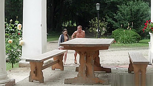 Analized teenager 18+ Rimmed Outdoors