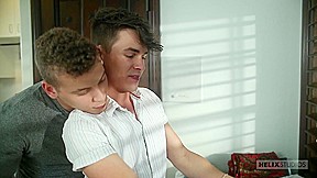 Andy Taylor & Corbin Colby in Laundry Room Lay - HelixStudios