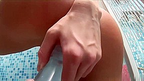 Ariel makes some masturbation videos in the shower