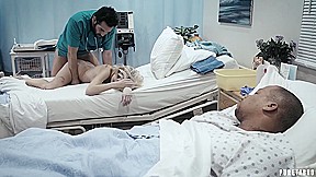Arya Fae In Belly Down Pussy Fuck In Hospital  Boyfriend Watches Having Fun With The