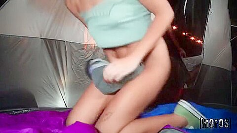 Ashley Alexander Risky And Frisky At The Campsite
