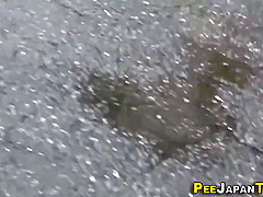 Asian Babe Pees Publicly