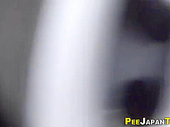Asian Babe Pees Publicly