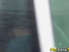 Asian Babe Pisses Herself