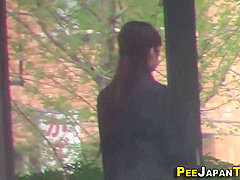 Asian Babe Pisses Herself
