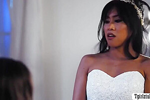 Asian Bride Get Her Pussy Licked And Banged By Ts Bestfriend With Korra Del Rio