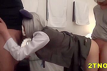 Asian Cosplay Girl Gangbang
