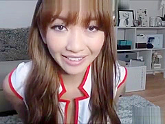 Asian Girl having fun with her dildo