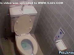 Asian In Uniform Peeing