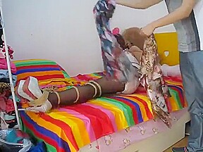 Asian Scarves Bondage