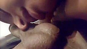 Asian chick giving love to his horny shaft
