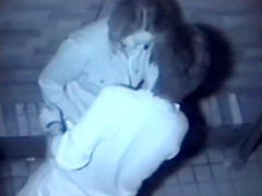 Asian couple has a quickie in the alley