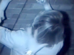 Asian couple has a quickie in the alley