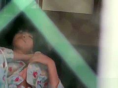 Asian ho rubbing muff