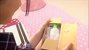 Asian self foot worship