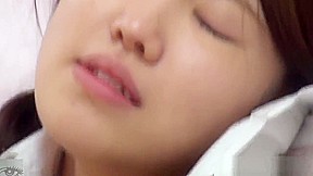 Asian teen 18+ rubs her clit