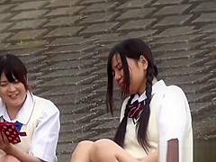 Asian teenagers 18+ urinate