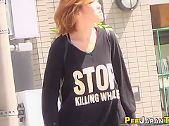 Asians Gush Pee Outdoors