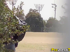 Asians Gush Pee Outdoors