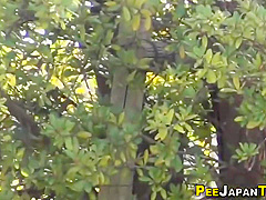 Asians Gush Pee Outdoors