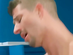 Astonishing sex scene homosexual Deep Throat hottest just for you