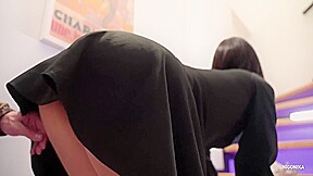 At A Break Between Couples We Fucked Right On The Stairs - Strange Sex Of Students 18+ - Nigonika Top 2024