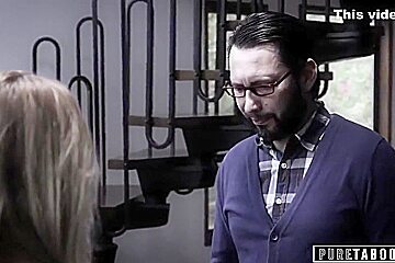 Aubrey Sinclair, Tommy Pistol And Pure Taboo In teen 18+ Tricked Into Brutal Face Fuck And Di