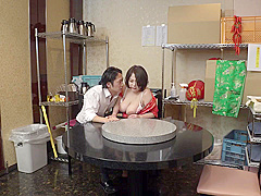 B3C3105-Chubby mature woman fucks during break at work