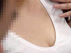 B3E2205-A student 18+ who got an erection in estrus with a busty tutor's chest chiller and panchira