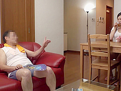 B3E2205-A student 18+ who got an erection in estrus with a busty tutor's chest chiller and panchira