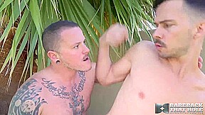 BAREBACKTHATHOLE Max Cameron And Danny Blue Breeds Outdoor
