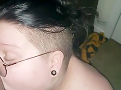 BBW Gets a Mouthful of Cum