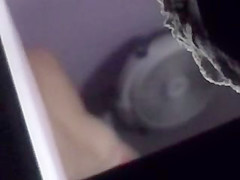BBW woman Spied in Tanning Salon