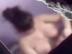 BBW woman Spied in Tanning Salon