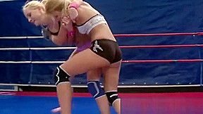 Babe fingered passionately after a fight