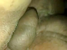Balls swinging hitting this pussy doggy style