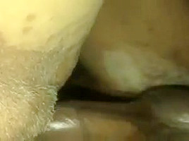 Balls swinging hitting this pussy doggy style