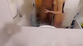 Bathtub Fingering And Passionate Blowjob