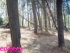 Bbw Making Off In Forest 2
