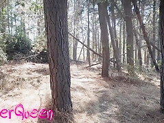 Bbw Making Off In Forest 2