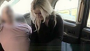 Beautiful Amateur Blonde Passenger Screwed At London Cab