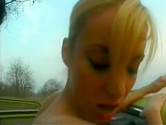 Beautiful Blonde teen 18+ Gets Fucked In Her Perfect Little Ass On The Hood Of A Car