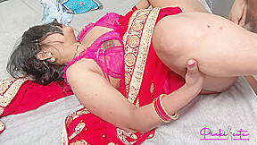 Beautiful Indian Hot Pinki Chachi Got Big Cumshot On Face By Her Bhatija