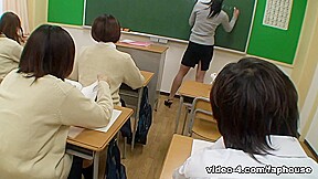Beautiful Japanese teacher enjoys oral sex in the college infirmary - FapHouse