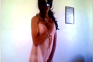 Beauty Crossdresser In Pink Babydoll