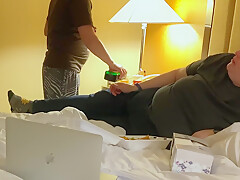 Behind The Scenes: Eating Onion Rings And Setting Up A Livestream