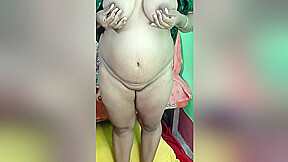 Bengali Boudi In Indian Hot Step mom Sneha In Green Dress