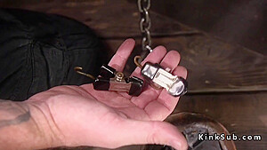 Bent Over In Bondage Slave Vibed