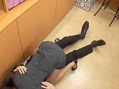 Best Japanese slut Aiko Hirose, Kotone Amamiya in Crazy Secretary, Blowjob JAV clip